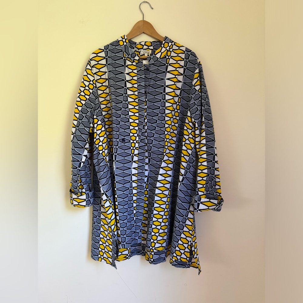 2X Zuri Dress - Hand-Printed in Ghana, Stitched in Kenya